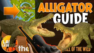 How to Hunt AMERICAN ALLIGATOR in Mississippi Acres (Detailed Zone Guide)!!! - Call of the Wild