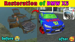 Restoration Of BMW X5 In Car Simulator 2