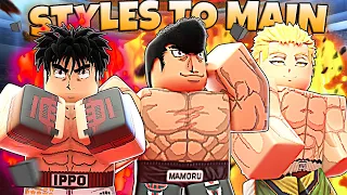 TOP 3 BEST BEGINNER STYLES IN UNTITLED BOXING GAME...