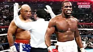 Brutal fight between George Foreman and Evander Holyfield