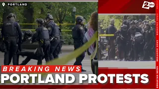 BREAKING NEWS | Police clear out protesters in the library at Portland State University