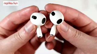 Сравнение копии Airpods 3 с садовода с премиум копией под заказ с Китая