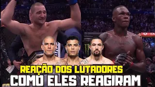 COMO ALEX POATAN, BORRACHINHA E OS OUTROS LUTADORES REAGIRAM A DERRROTA DE ADESANYA PARA STRICKLAND