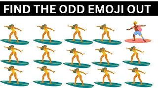 HOW GOOD ARE YOUR EYES 14 | FIND THE ODD EMOJI OUT | Emoji Puzzle quiz