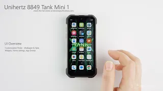 Unihertz 8849 Tank Mini 1 - UI and Settings