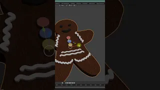 Имбирный пряник в Blender 4.0