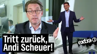 Andreas Scheuer: Fachkräftemangel in Person | extra 3 | NDR