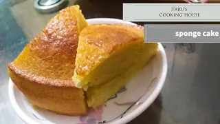 Sponge cake | vanilla cake | oven bake | no bitter | with yeast