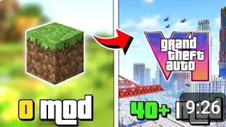 Turning Minecraft Into Gta 6 With 40+ Different Mods [ G12 Techno 2.0 ]