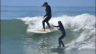 Good Swell at one of LA's most packed Surf Spots