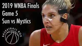 [WNBA Finals Game5] Connecticut Sun vs Washington Mystics, Full Game Highlights, October 10, 2019