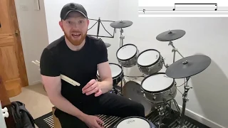How To Count Rhythms On The Drums, Part 2 - GRADE 3 LEVEL