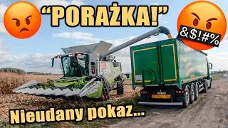 Nieudany pokaz CLAAS TRION w kukurydzy - Pech, ale niestety czasem tak bywa [Matheo780]