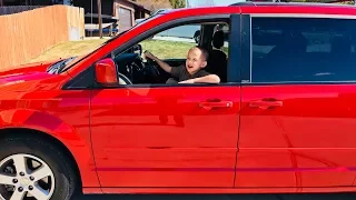 Kids Drive Parents Car to Town! Go to the Car Wash and Get Lunch From the Drive Thru! Just for Fun!