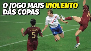 20 CARTÕES E 4 EXPULSOS: A GUERRA ENTRE HOLANDA E PORTUGAL NA COPA DE 2006