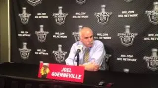 Joel Quenneville on Kings' Game 4 goals, series comeback