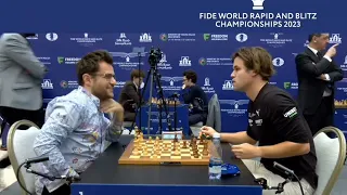 Magnus Carlsen vs Levon Aronian || World Blitz 2023