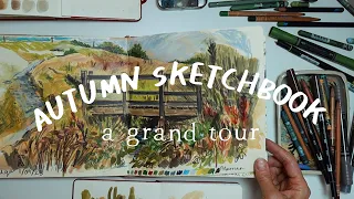 My GRAND AUTUMN sketchbook tour -the final one!