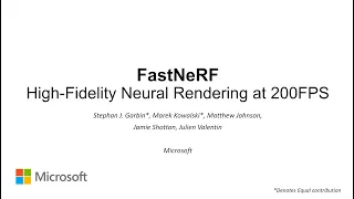FastNeRF: High-Fidelity Neural Rendering at 200FPS  [Condensed]