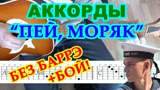 Пей моряк Аккорды Бой Армейские песни Разбор на гитаре Текст