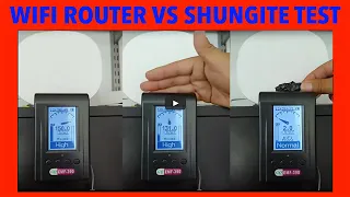 #Shungite vs #5G Wifi Router