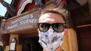 Disneyland Pinocchio's DARING Journey | 2021 POV Full Ride Tour HD