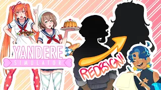 redesigning yandere simulator rivals! ♡ || speedpaint + commentary