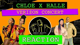 CHLOE X HALLE LIVE!! | Verizon Concert Reaction