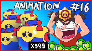 [#16] BRAWL STARS ANIMATION - MEGA BOX OPENING | Lucky!?