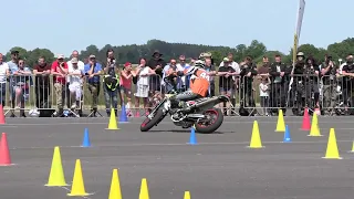 9th Moto Gymkhana European Championship 2023 Richard van Schouwenburg heat 1