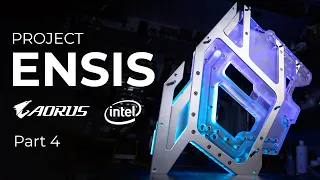 AORUS Ensis Part 4 - Machining the ULTIMATE Custom Motherboard Tray | #Ensis ft. AORUS & Intel