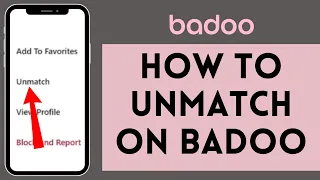 How to Unmatch on Badoo (2024) | Badoo Tutorial