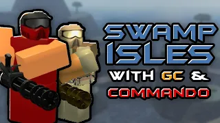 Solo Swamp Isles with Commando and Golden Commando - Roblox Tower Battles