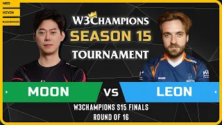 WC3 - [NE] Moon vs Leon [HU] - Round of 16 - W3Champions S15 Finals