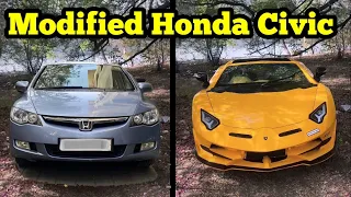 Honda Civic Modified into Lamborghini | New Project | MAGNETO11