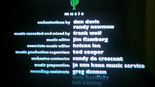 Toy Story End Credits 1996 VHS