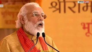 Chatrapti shivaji maharaj new status | Pm, Narendra Modi speech ram mandir