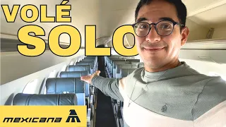 What is it like to fly with Mexicana? I flew a plane completely ALONE 🤯 to AIFA in CDMX ✈️