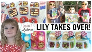 Lily Takes Over Bunches of Lunches || 4th of July Water Balloon Party!