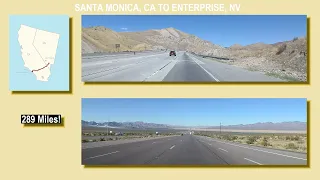 Santa Monica, CA to Enterprise, NV: A Complete Real Time Road Trip