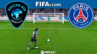 FIFA 23 | Soccer AID vs. PSG - Friendly Match Penalties | PC [4K60]