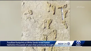 Fossilized footprints found at White Sands shed new light on human existence in North America