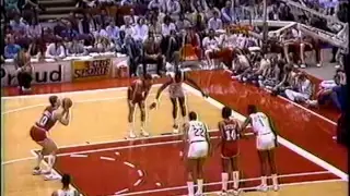 Philadelphia 76ers vs Houston Rockets, March 1, 1987