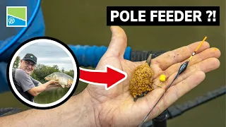 PÊCHE  AU POLE METHOD FEEDER | Pêche de carpe au méthode feeder avec une grande canne