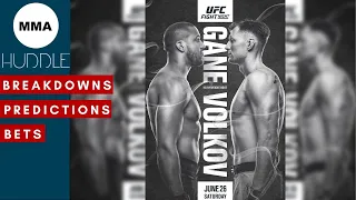 UFC Fight Night Gane vs Volkov FULL Fight Card Prediction