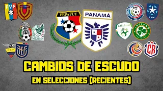 PANAMÁ Y TODAS LAS SELECCIONES QUE CAMBIARON DE ESCUDO (recientemente)