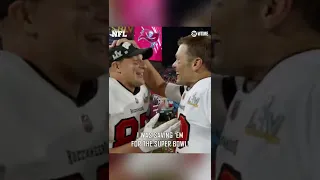 This moment after Brady and Gronk won their 4th Super Bowl together 🙏