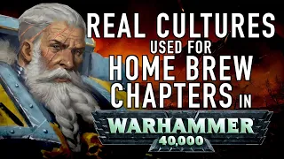Cultures used for a Home Brew Space Marine Chapter in Warhammer 40K