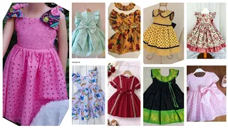 Latest Baby Girl Homemade Mirror Work Dress Designs 2024 |Stylish Baby Frocks Designs 2024#babydress