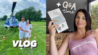 Let vrtulníkem & poslední Q&A před porodem | VLOG